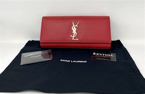 pochette rossa ysl|BORSE .